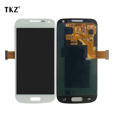 Άσπρη χρυσή τηλεφωνική LCD επίδειξη κυττάρων για τη μίνι I9195 συνέλευση της SAM S4